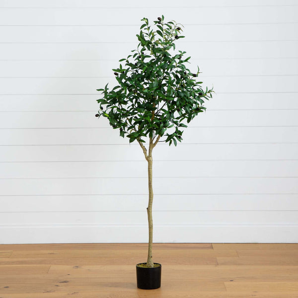 Faux Olive Indoor Tree