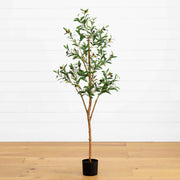 Faux Olive Tree Natural Trunk