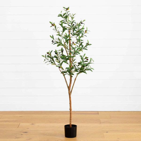 Faux Olive Tree Natural Trunk
