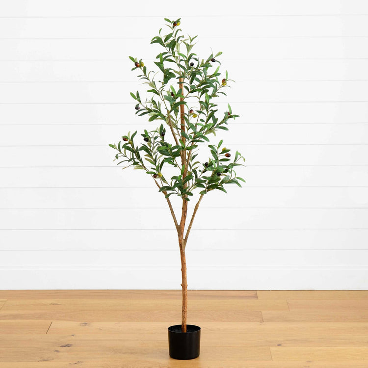 Faux Olive Tree Natural Trunk