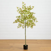 Autumn Nandina Artificial Indoor Tree