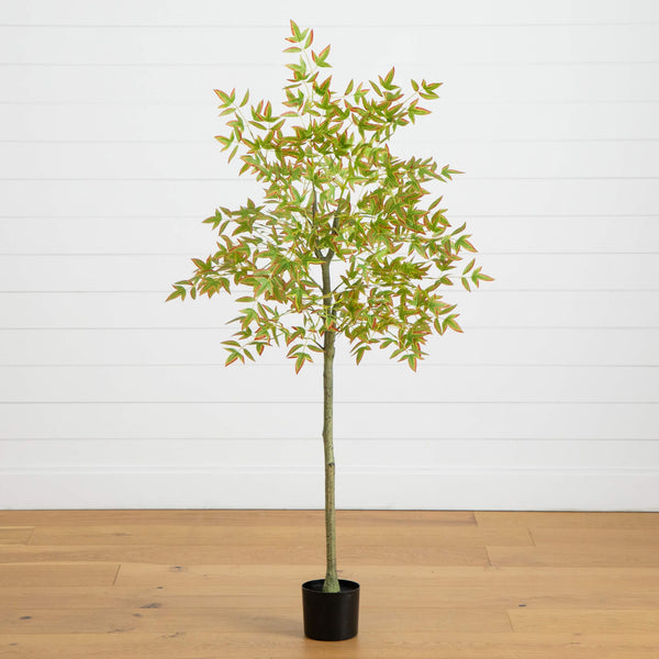Autumn Nandina Artificial Indoor Tree