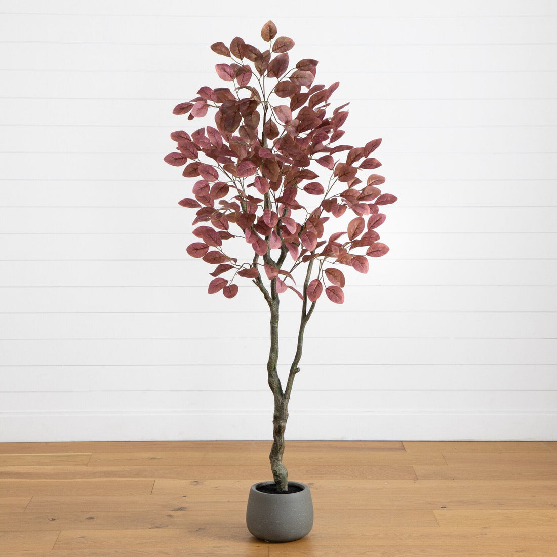 Artificial Autumn Dogwood Tree, Rust, 6 ft