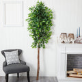 Double Trunk Artificial Ficus Tree