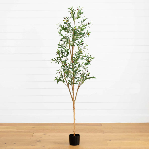 Faux Olive Tree Natural Trunk