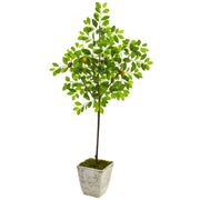 Faux Lemon Artificial Indoor Tree
