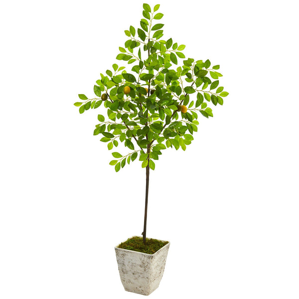 Faux Lemon Artificial Indoor Tree
