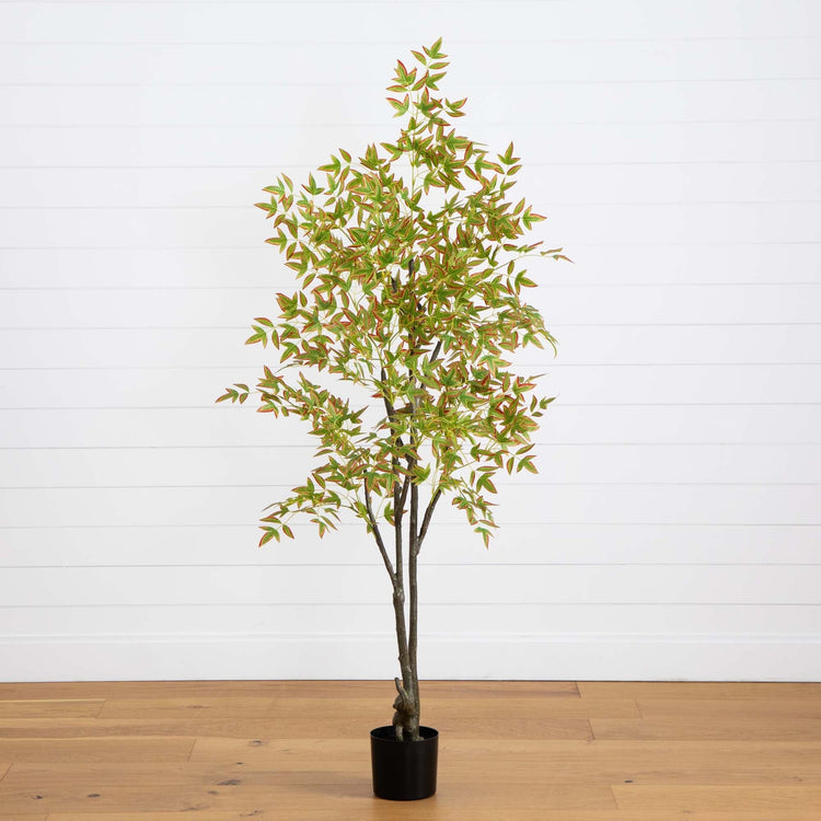Autumn Nandina Artificial Indoor Tree