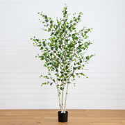 Real-Touch Artificial Birch Tree