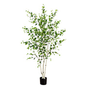 Real-Touch Artificial Birch Tree