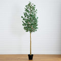 Tall Artificial Eucalyptus Indoor Tree