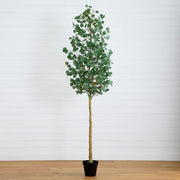 Tall Artificial Eucalyptus Indoor Tree