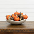 Artificial Harvest Pumpkin Bowl Filler Set