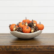 Artificial Harvest Pumpkin Bowl Filler Set