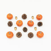 Artificial Harvest Pumpkin Bowl Filler Set
