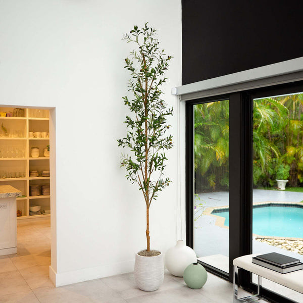 Tall Artificial Olive Tree