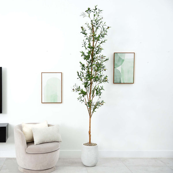 Tall Artificial Olive Tree
