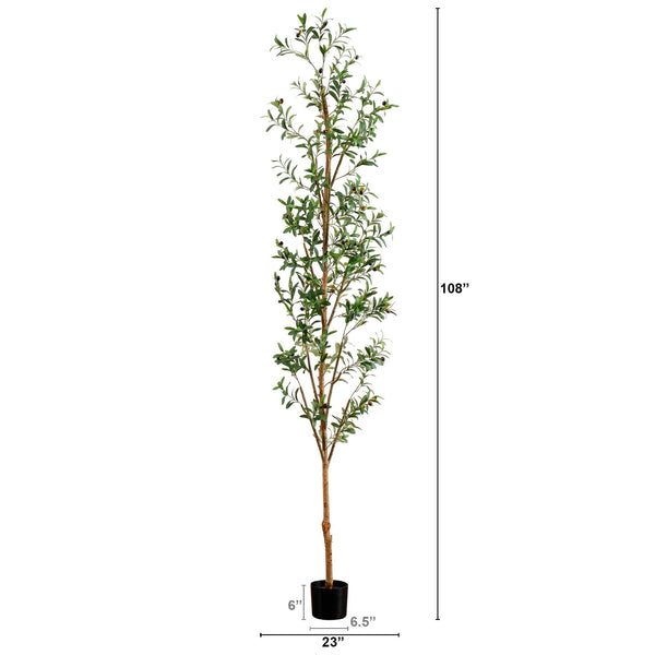 Tall Artificial Olive Tree