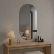 Frameless Capsule Wall Mirror