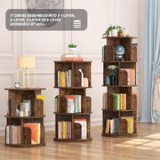 Rotating Four-Tier Corner Bookshelf (view 5) | Roost & Roam