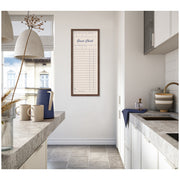 Guest Check Linen Fabric Pinboard