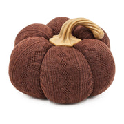 Cable-Knit Fabric Pumpkin Decor Set