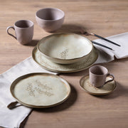 Speckled Ceramic Dinner Plate Set