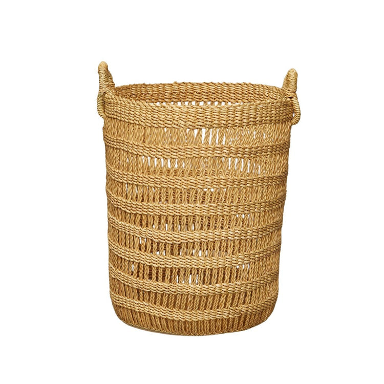 Open Weave Elephant Grass Basket