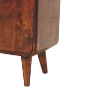 Chestnut Mango Wood Mini Cabinet