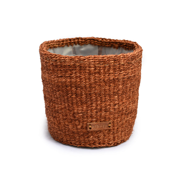 Hand-Woven Sisal Planter Basket