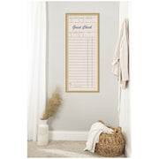 Guest Check Linen Fabric Pinboard