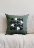 Punch Needle Triangle Throw Pillow