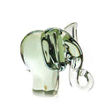 Recycled Glass Elephant Figurine