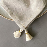 Tassel Linen-Blend Napkin Set