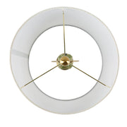 Faceted Green Glass Table Lamp