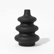 Stacked Contour Ceramic Vase