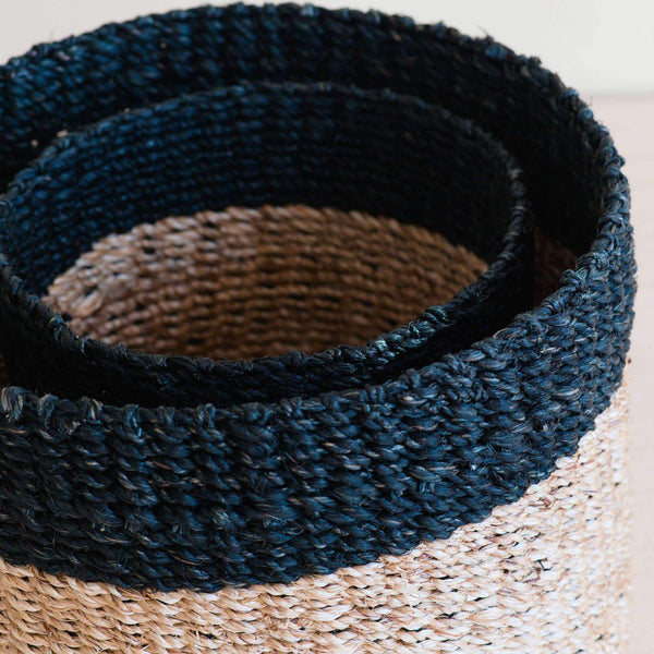 Handwoven Seagrass Catch-All Basket Set