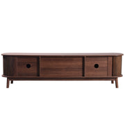 Fluted Rattan-Front Media Console