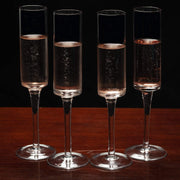 Champagne Flutes - Hand-Blown Crystal Glasses