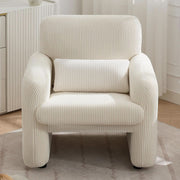 Ribbed Corduroy Upholstered Accent Chair – chair (view 6) | Roost & Roam