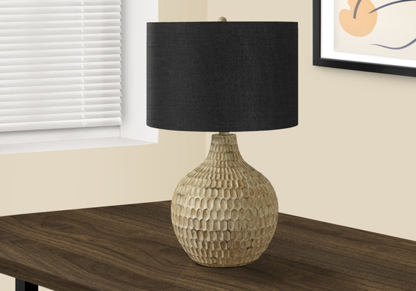 Honeycomb Relief Resin Table Lamp