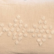 Tufted Cotton Lumbar Pillow