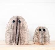 Folded Book Page Ghost Decor Set