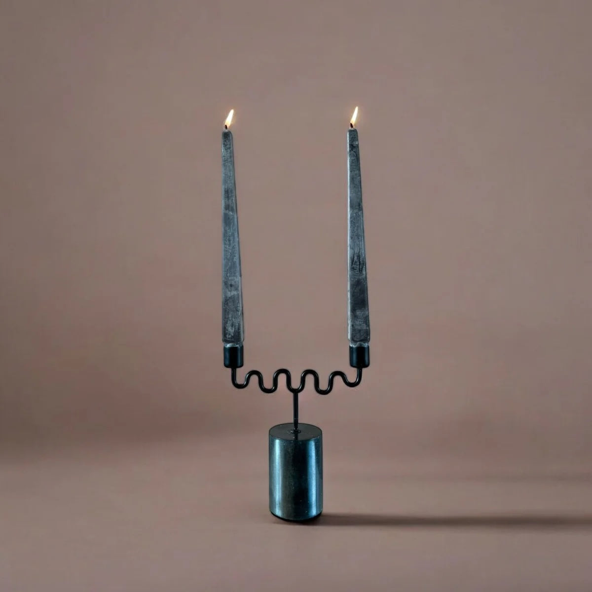 Two tapers, one sculptural moment on the table