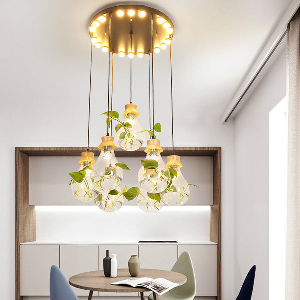 Terrarium Glass Globe Pendant Light