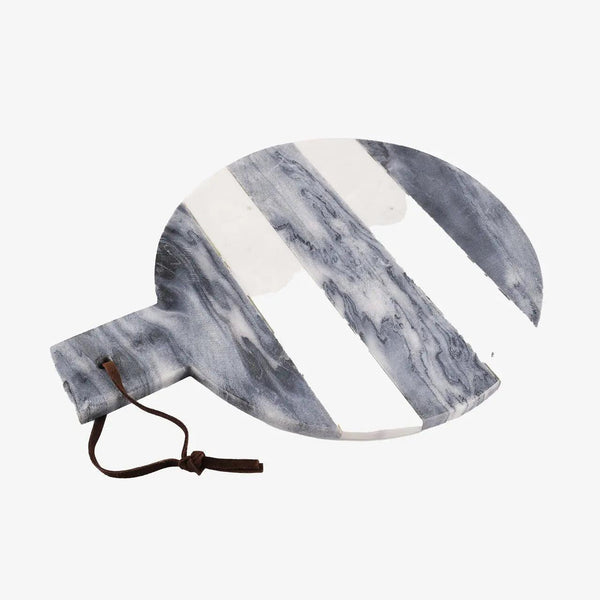 Striped Marble Round Cheese Board