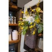 Woven Willow Wall Basket — packaging and unboxing view