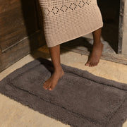 Dense-Pile Cotton Bath Mat