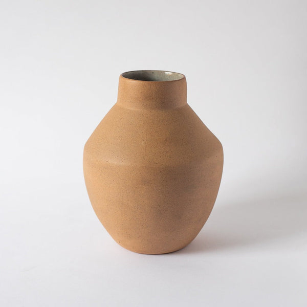 Wheel-Thrown Mixed Clay Ceramic Vase