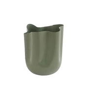 Asymmetrical Wave Rim Aluminium Vase